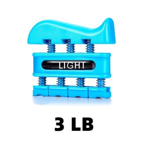 1pc Finger Trainer; Hand Grip Rehabilitation Exercise; Portable Finger Strength Training Equipment For Guitar Practice Rock Climbing Training And (Color: Blue)
